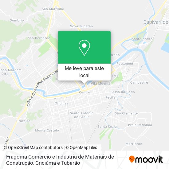 Fragoma Comércio e Indústria de Materiais de Construção mapa