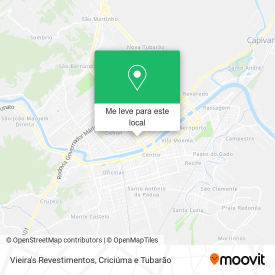 Vieira's Revestimentos mapa