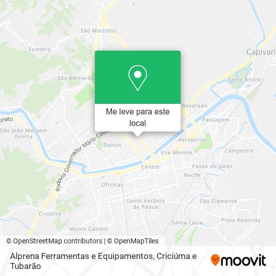 Alprena Ferramentas e Equipamentos mapa