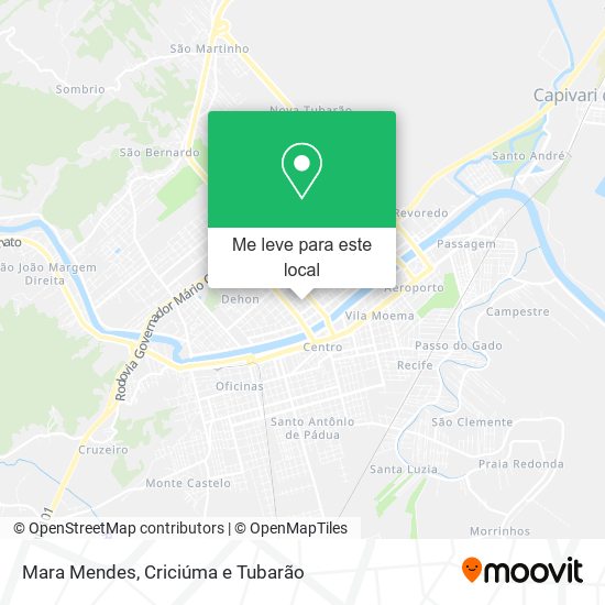 Mara Mendes mapa