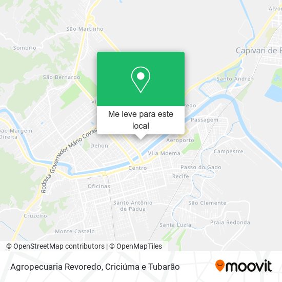 Agropecuaria Revoredo mapa