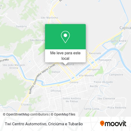 Twi Centro Automotivo mapa