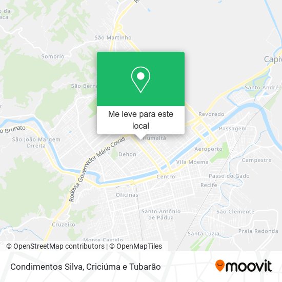 Condimentos Silva mapa