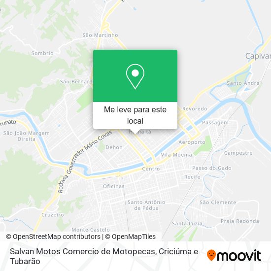 Salvan Motos Comercio de Motopecas mapa