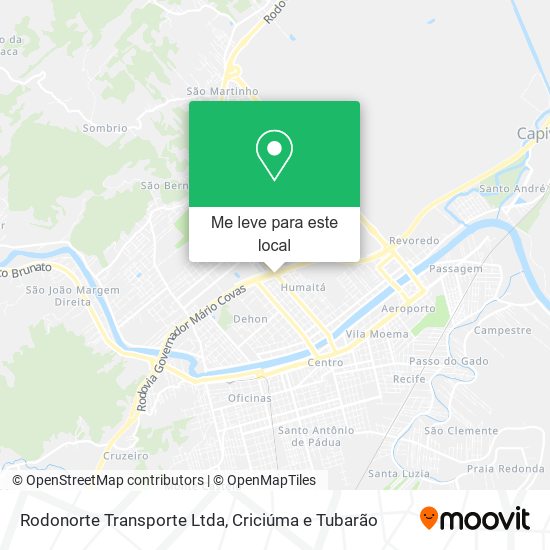 Rodonorte Transporte Ltda mapa