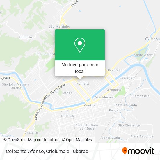 Cei Santo Afonso mapa