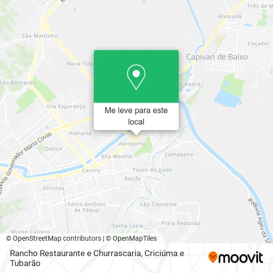 Rancho Restaurante e Churrascaria mapa