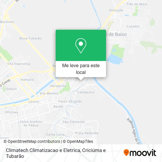 Climatech Climatizacao e Eletrica mapa