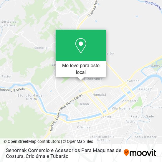 Senomak Comercio e Acessorios Para Maquinas de Costura mapa