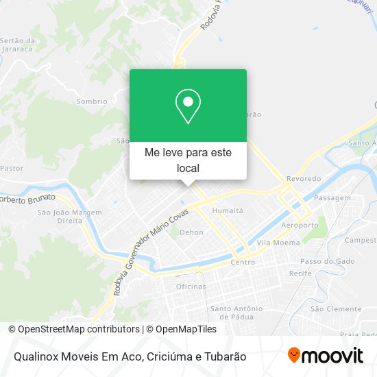 Qualinox Moveis Em Aco mapa
