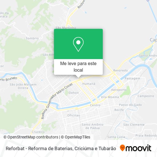 Reforbat - Reforma de Baterias mapa