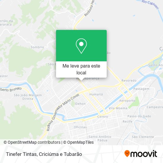 Tinefer Tintas mapa