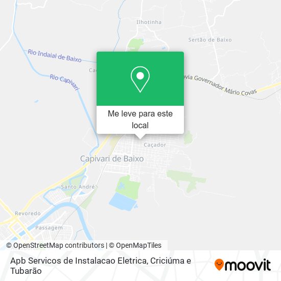 Apb Servicos de Instalacao Eletrica mapa