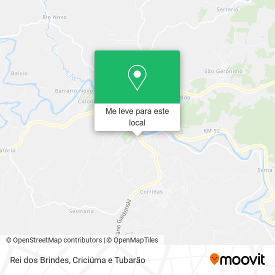 Rei dos Brindes mapa