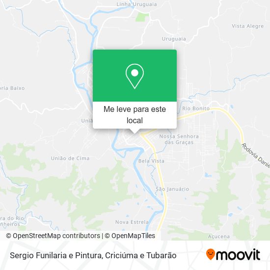 Sergio Funilaria e Pintura mapa