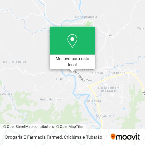 Drogaria E Farmacia Farmed mapa