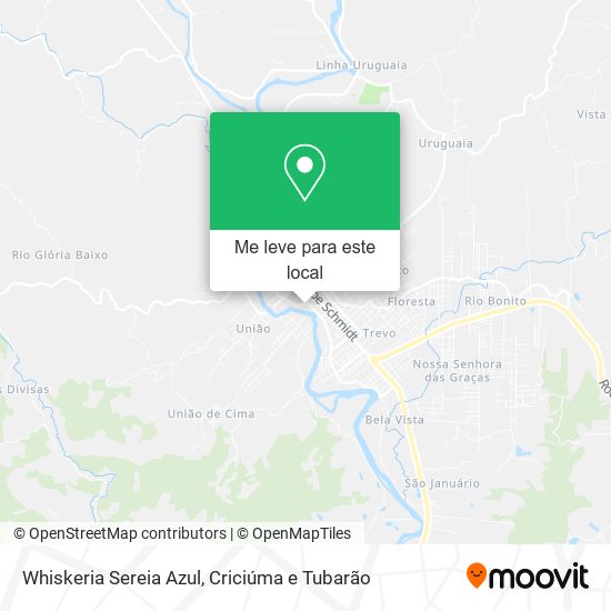 Whiskeria Sereia Azul mapa