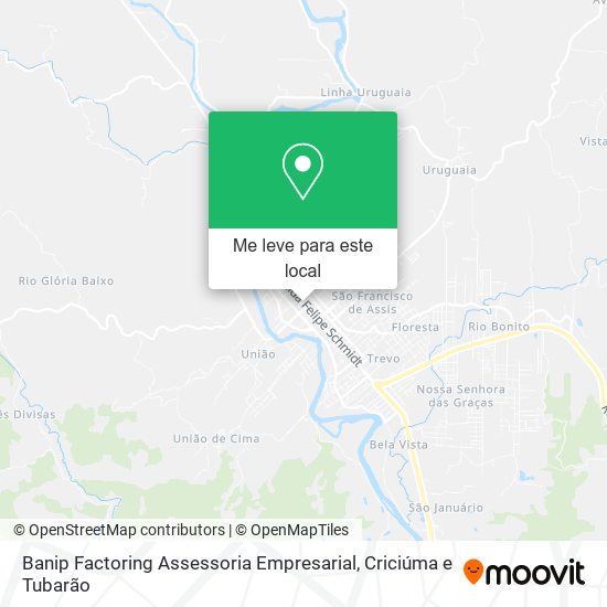 Banip Factoring Assessoria Empresarial mapa
