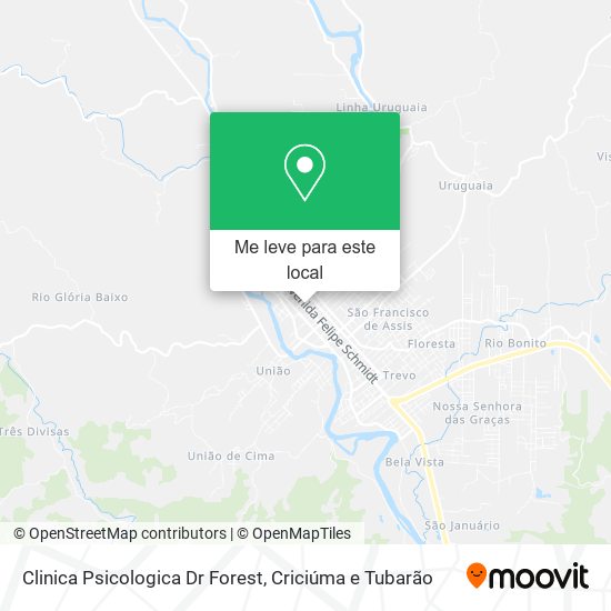 Clinica Psicologica Dr Forest mapa