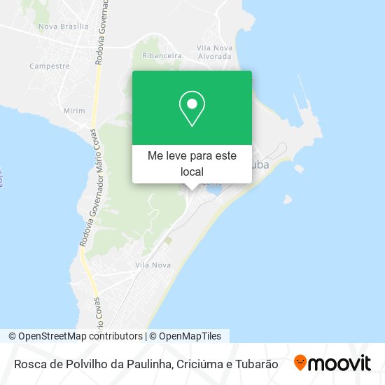 Rosca de Polvilho da Paulinha mapa