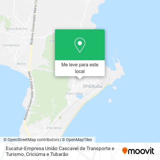 Eucatur-Empresa União Cascavel de Transporte e Turismo mapa