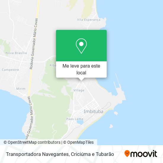 Transportadora Navegantes mapa