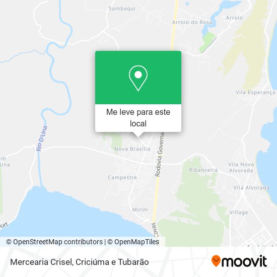 Mercearia Crisel mapa