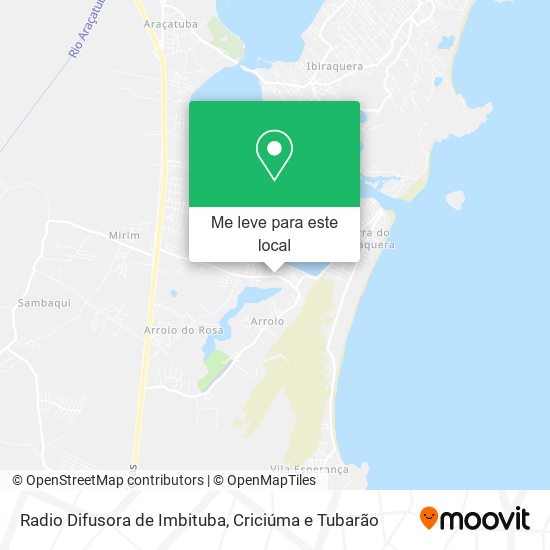 Radio Difusora de Imbituba mapa