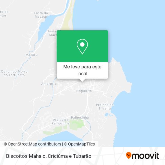 Biscoitos Mahalo mapa