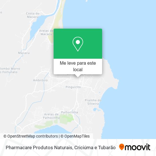 Pharmacare Produtos Naturais mapa