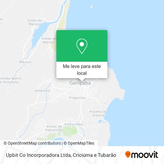 Upbit Co Incorporadora Ltda mapa
