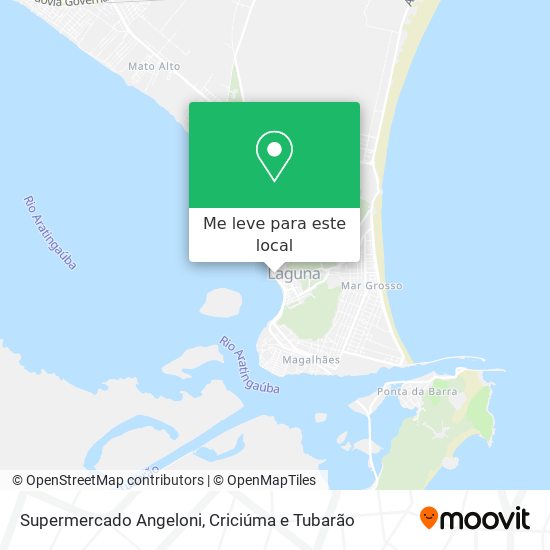 Supermercado Angeloni mapa
