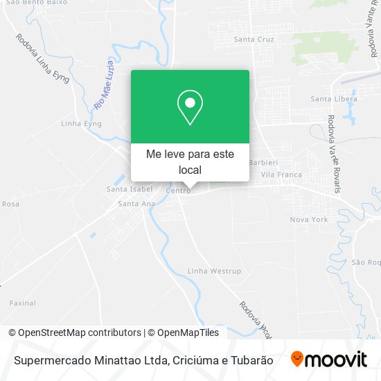 Supermercado Minattao Ltda mapa