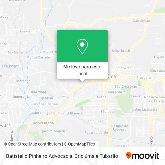 Batistello Pinheiro Advocacia mapa