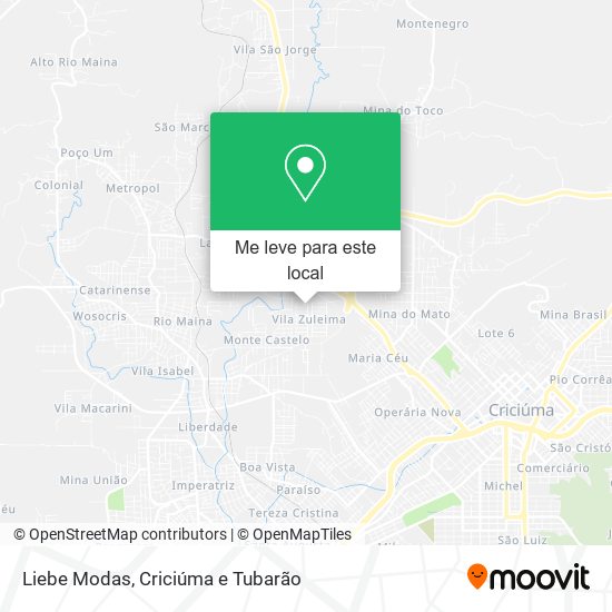 Liebe Modas mapa