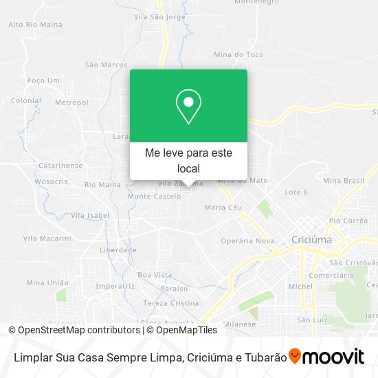 Limplar Sua Casa Sempre Limpa mapa