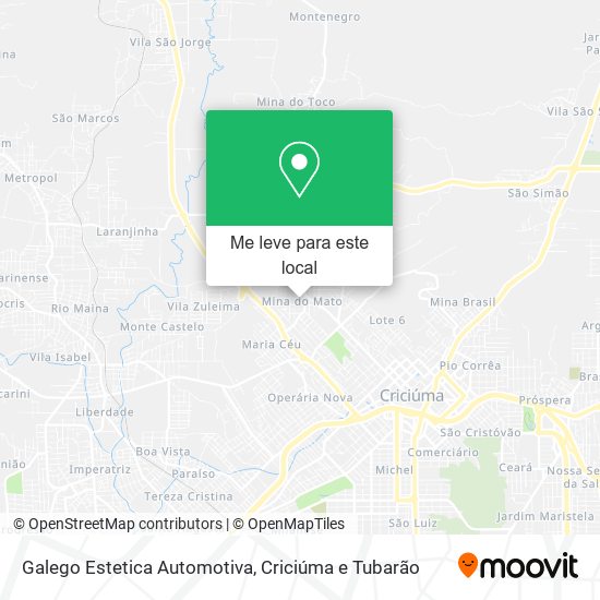 Galego Estetica Automotiva mapa