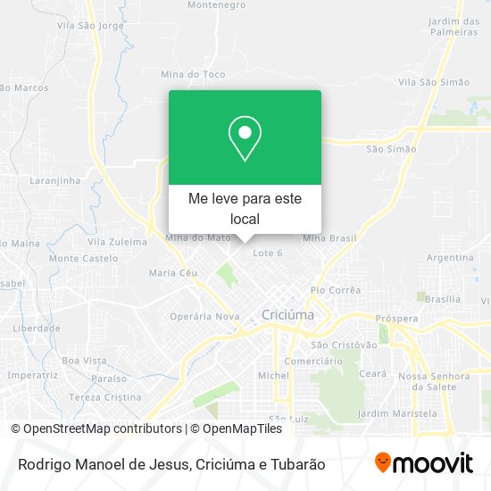 Rodrigo Manoel de Jesus mapa