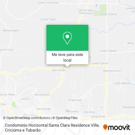 Condominio Horizontal Santa Clara Residence Ville mapa