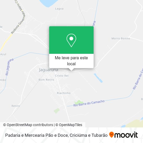 Padaria e Mercearia Pão e Doce mapa