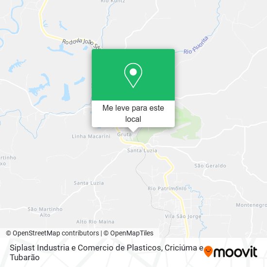 Siplast Industria e Comercio de Plasticos mapa