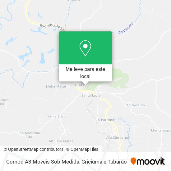 Comod A3 Moveis Sob Medida mapa
