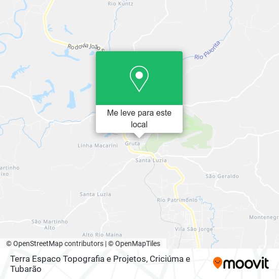 Terra Espaco Topografia e Projetos mapa
