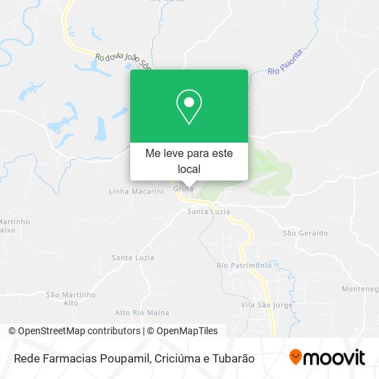 Rede Farmacias Poupamil mapa