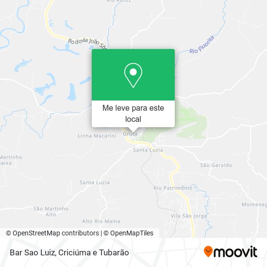Bar Sao Luiz mapa