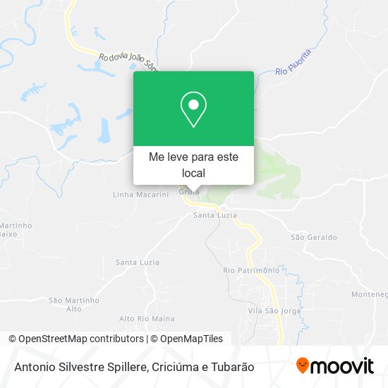 Antonio Silvestre Spillere mapa