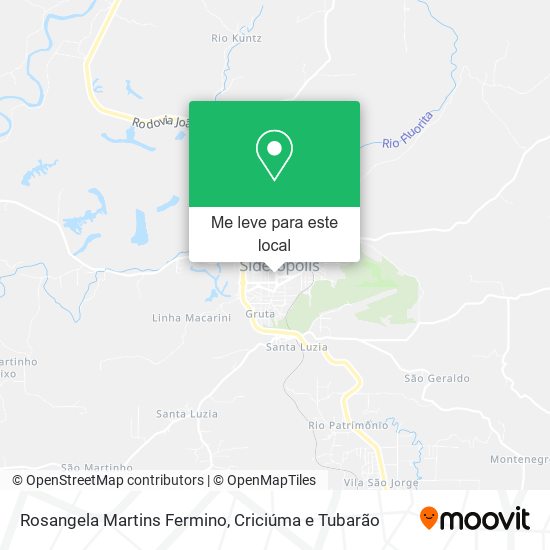 Rosangela Martins Fermino mapa