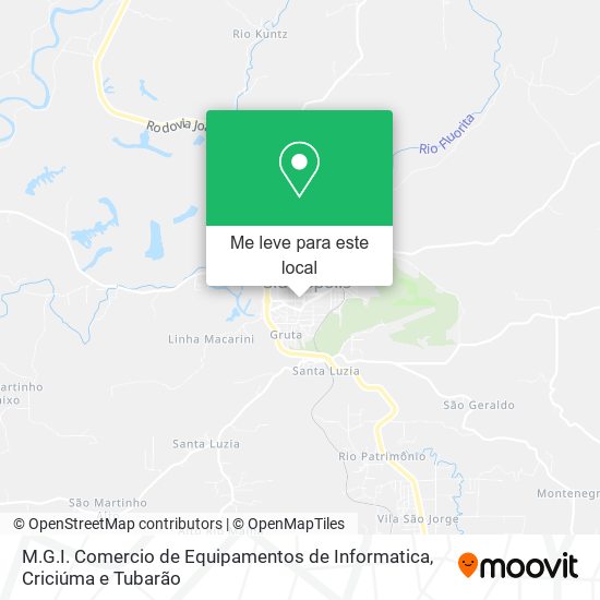 M.G.I. Comercio de Equipamentos de Informatica mapa