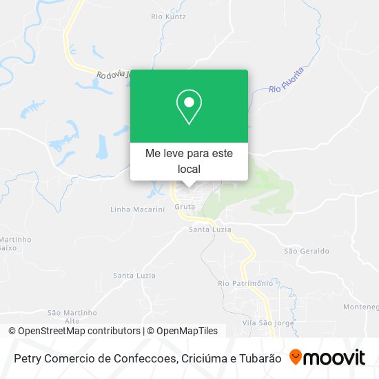 Petry Comercio de Confeccoes mapa