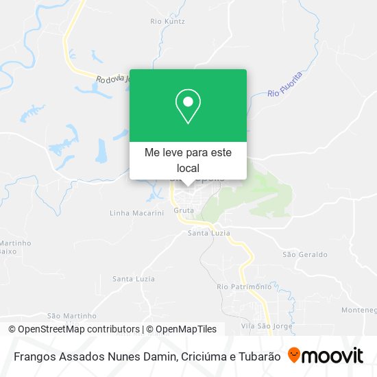 Frangos Assados Nunes Damin mapa